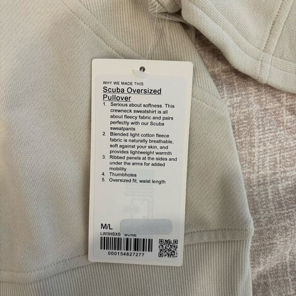 NWT Lululemon Scuba Oversized Pullover *Wordmark - Picture 5 of 9